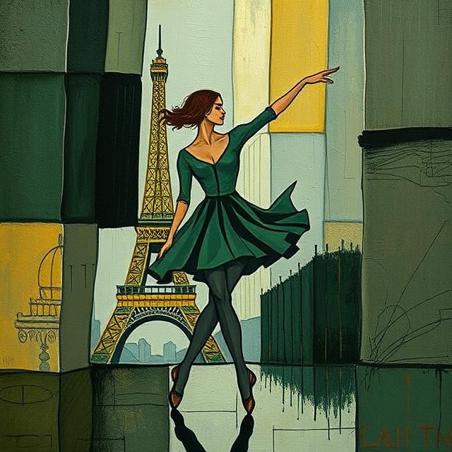 BALLET DANCER IN RAINY PARIS 🩰✨.