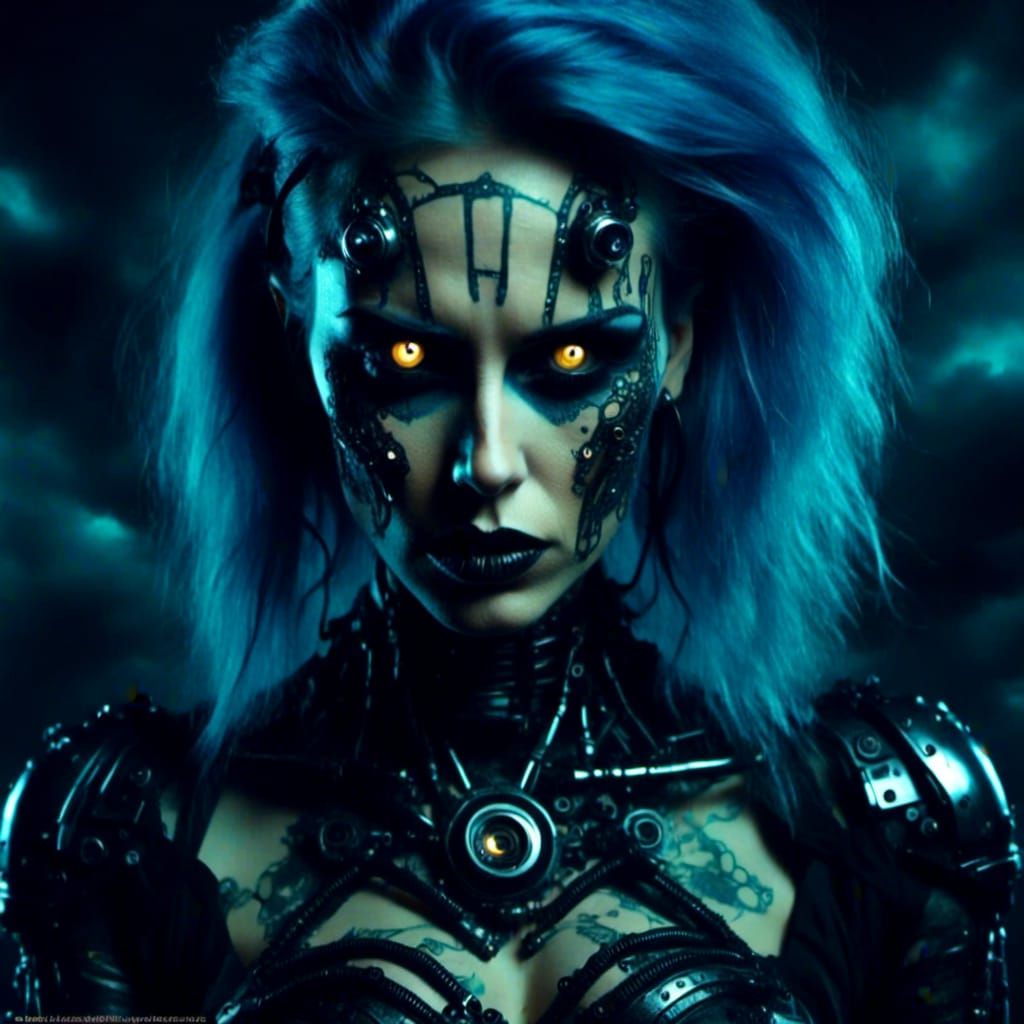 testing <lora:CyberGothica:1.0>