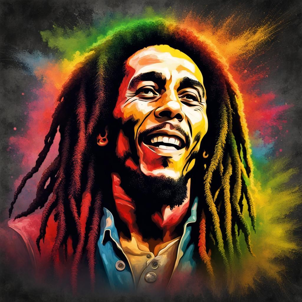 Bob Marley - AI Generated Artwork - NightCafe Creator