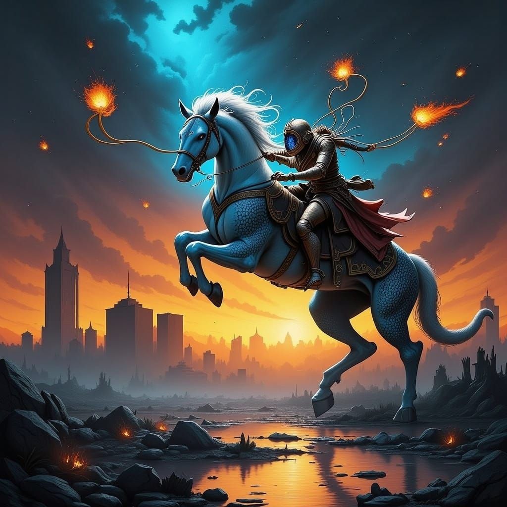  <lora:Fanta-Steed Flux:1.0> 