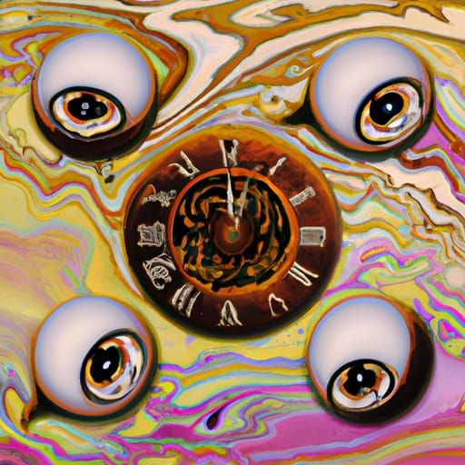 Psychedelic  clocks