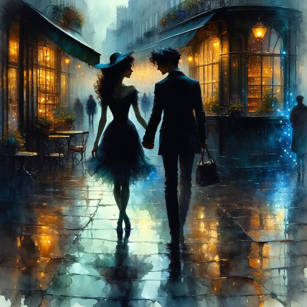 Just eyes for one another