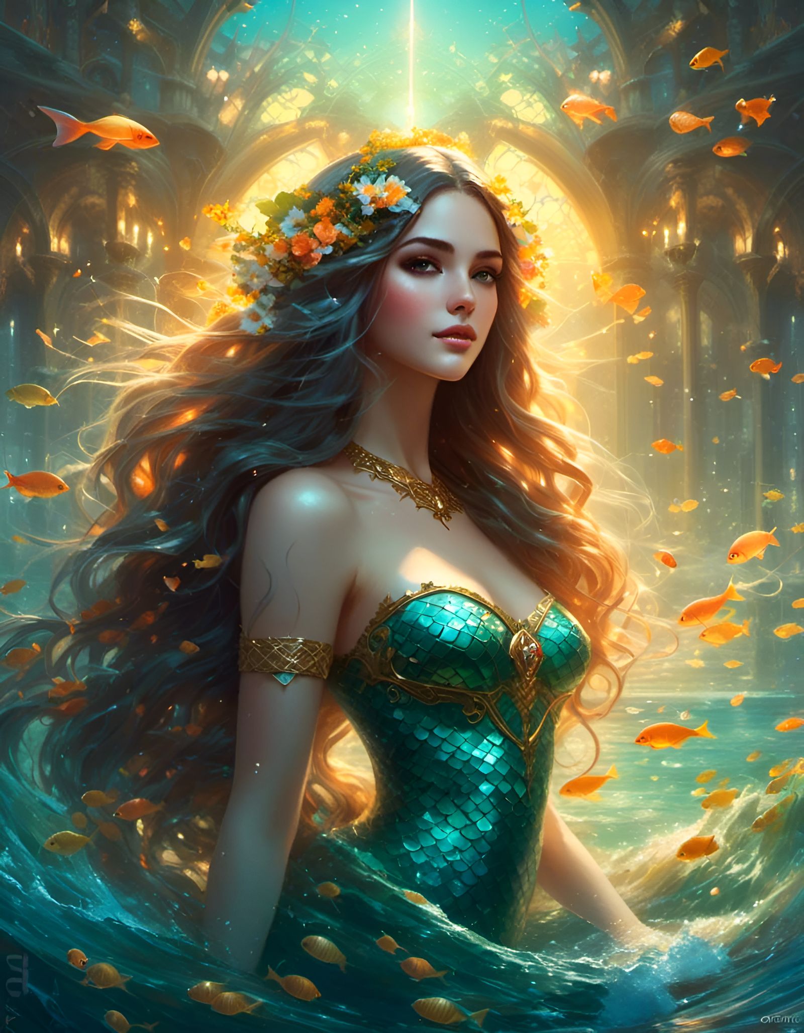 Goddess of Mermaids - Animated