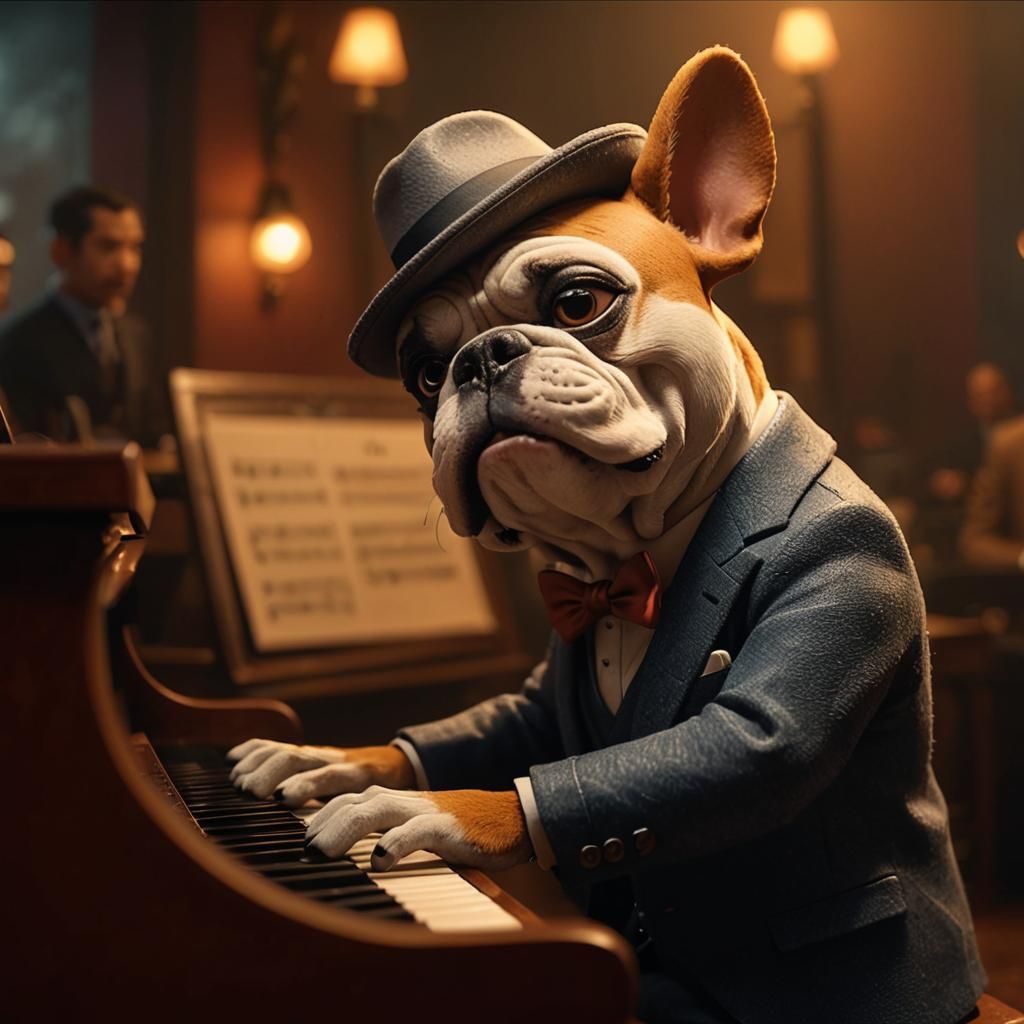 Jazz bulldog  by @forge4ward