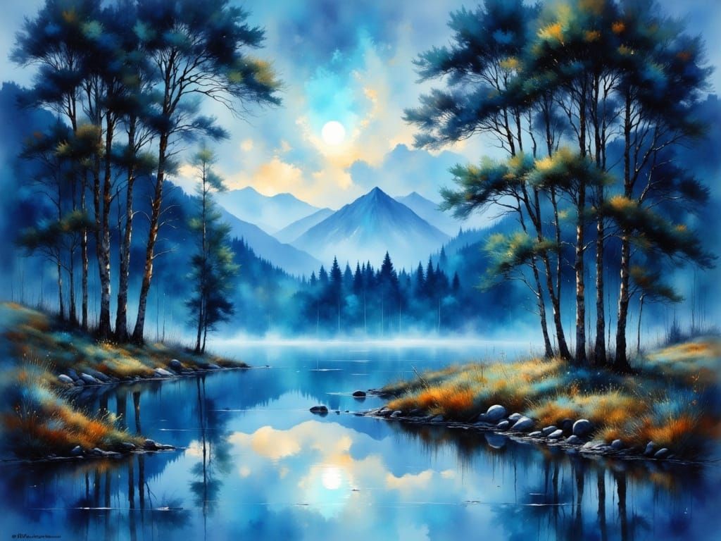 Blue hour  by @GeoPepito