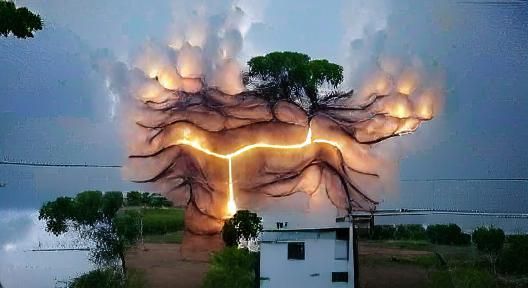 A tree made of lightning