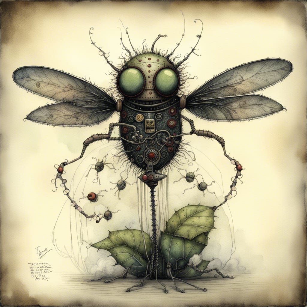 Fantasy plant drawings