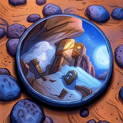 Dungeons and Dragons game token - AI Generated Artwork - NightCafe Creator