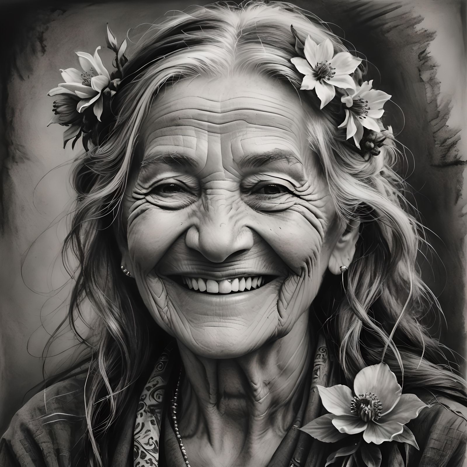 Charcoal portrait