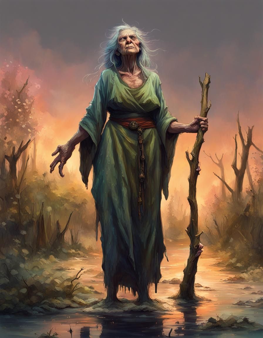 Swamp Witch - AI Generated Artwork - NightCafe Creator