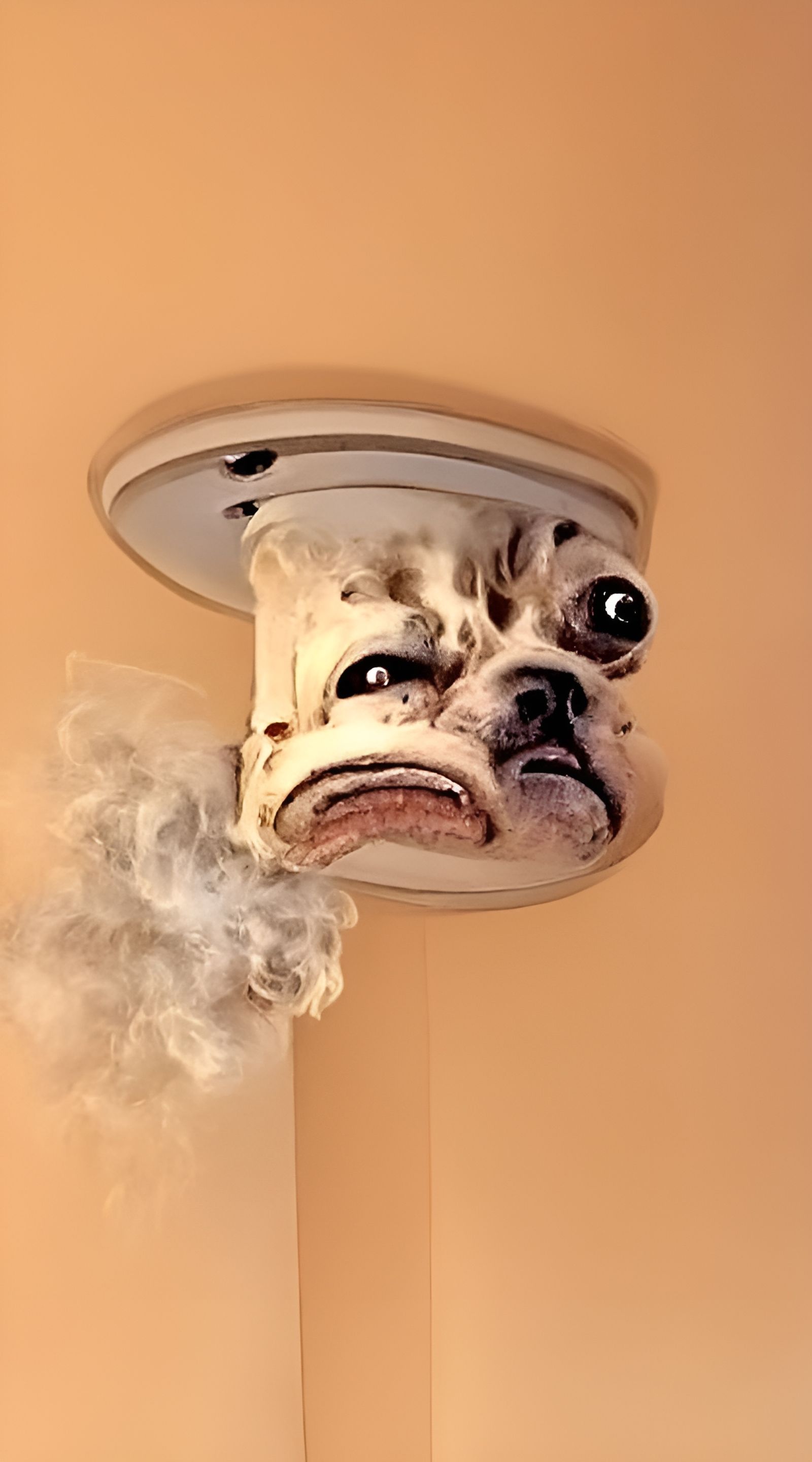 my face when the smoke detector won't stop beeping