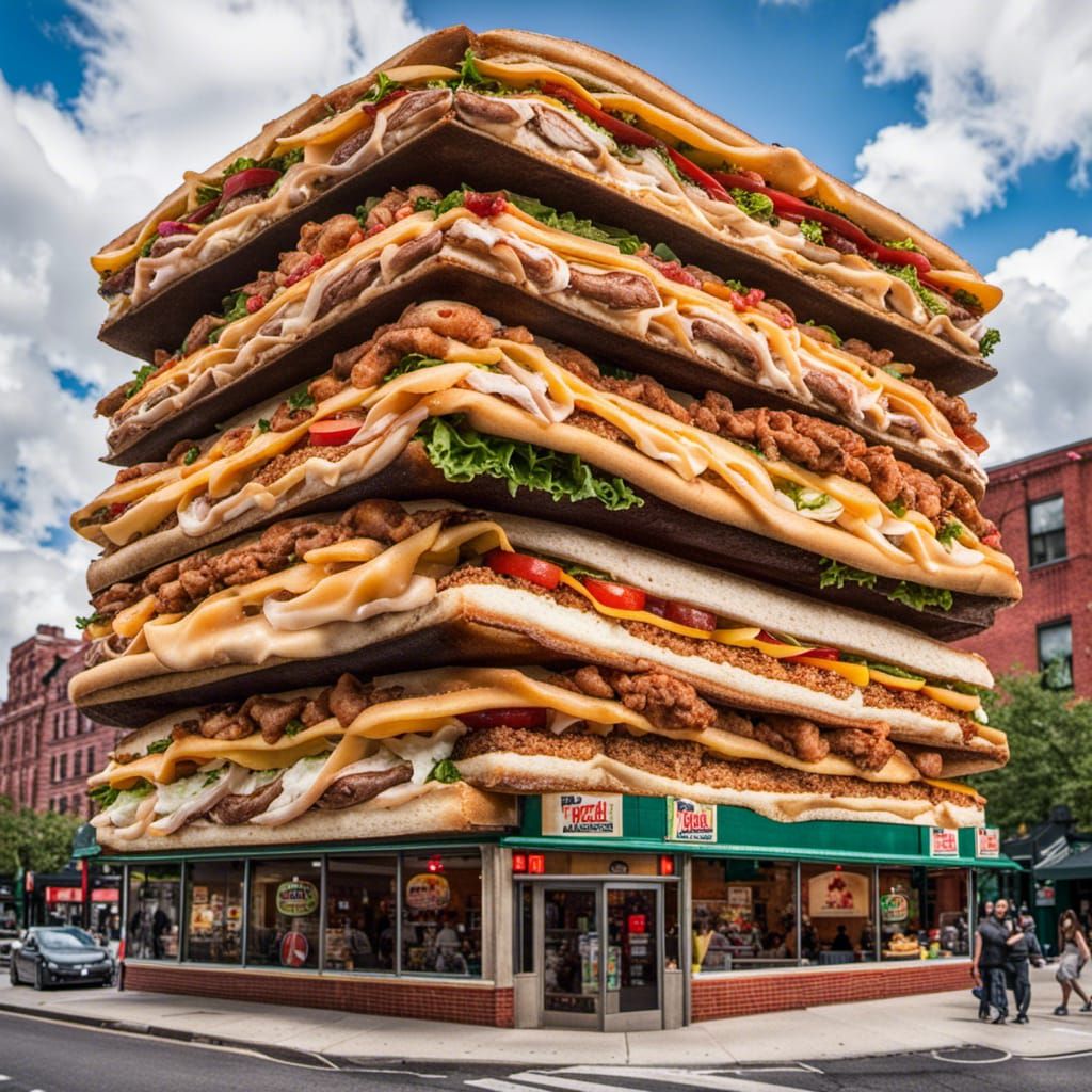 The Sandwich Shoppe  by @weresl0th