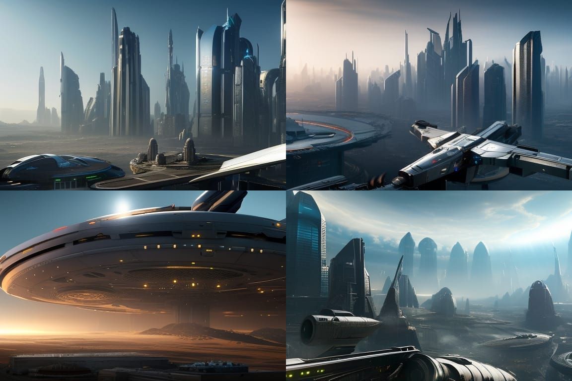 Futuristic City #4