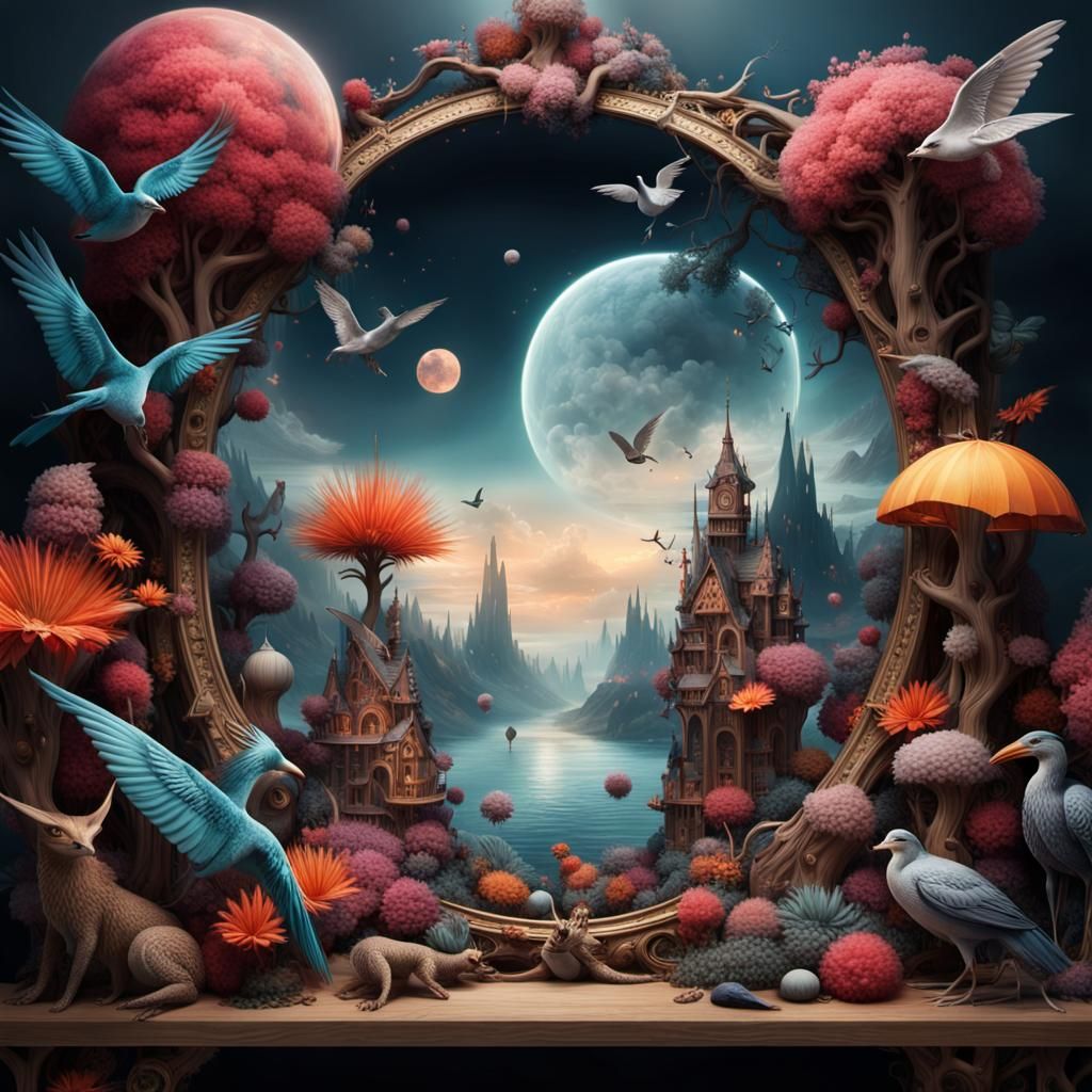 Surreal Frame  by @Charlotte