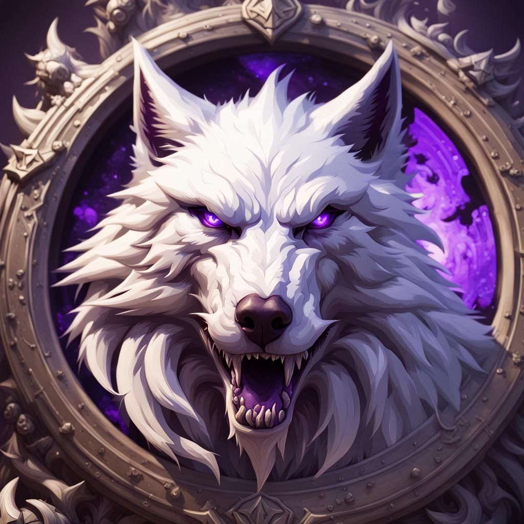 world of warcraft white7fang the white wolf - AI Generated Artwork ...