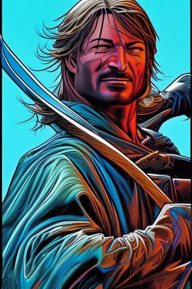 Wonderful Boromir Drawing - AI Generated Artwork - NightCafe Creator