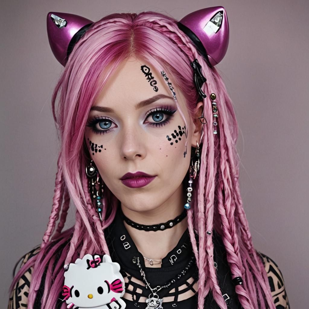 Magenta Goth #1