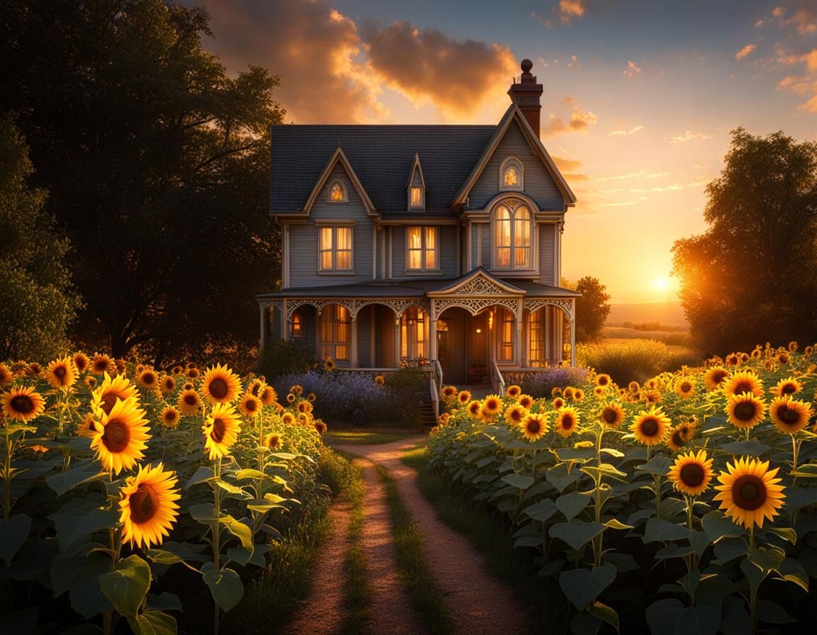 Sunflower Garden   by @John from Youngstown