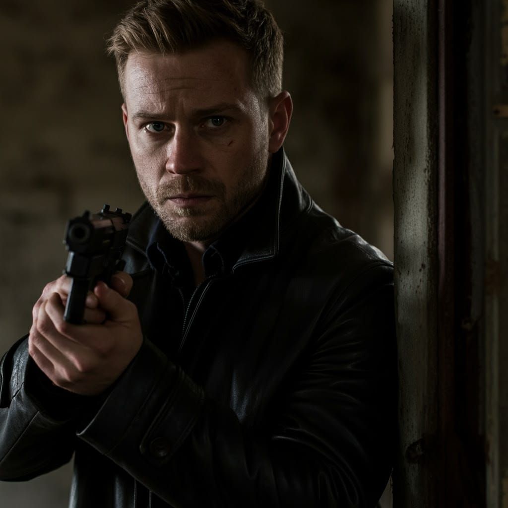 Covert Agent Observes Target From Abandoned Building