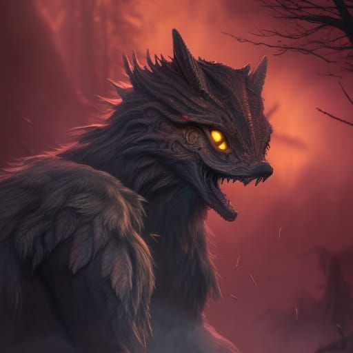 Cute or scary monster?