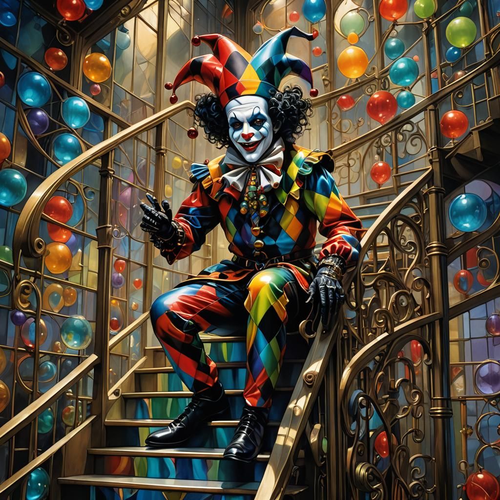 A Birthday Jester  by @Rayven13