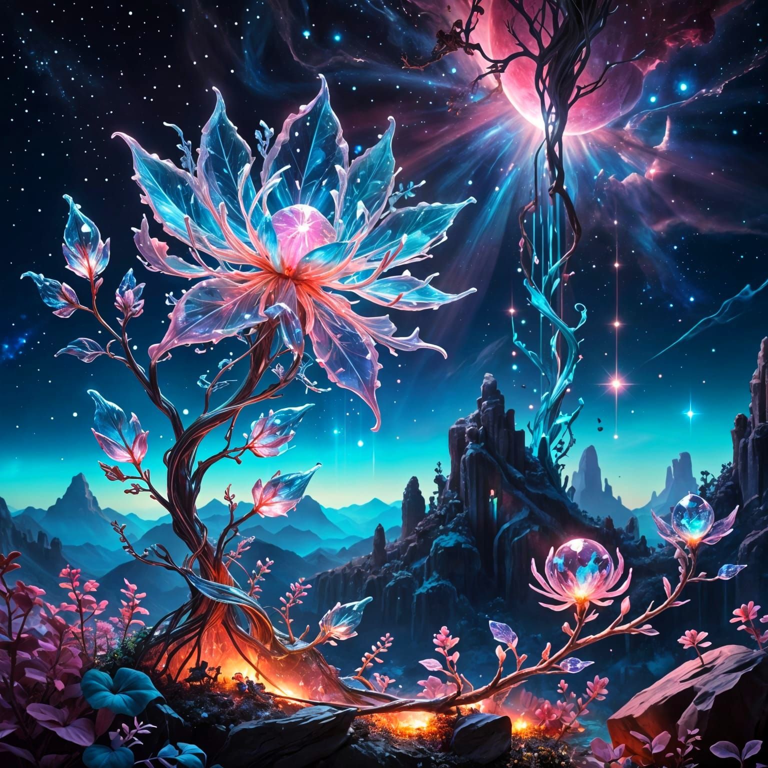 Born of crystals and stars   by @IAD_88