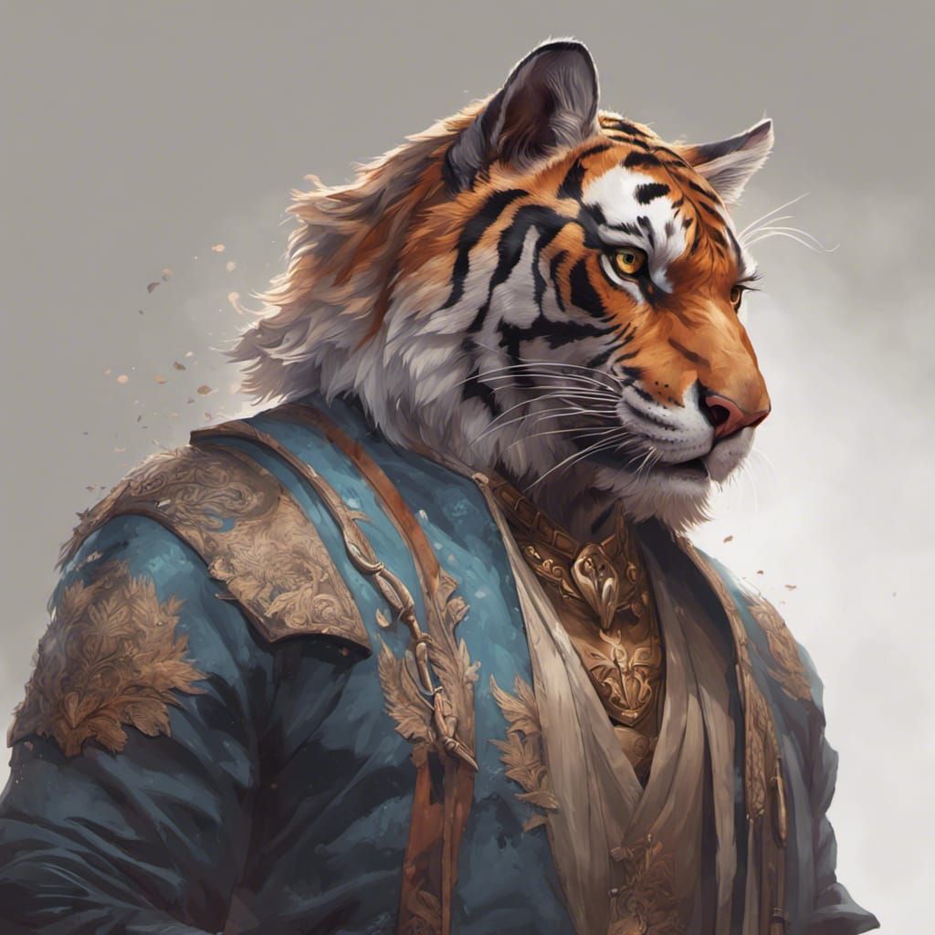 Tiger warrior - AI Generated Artwork - NightCafe Creator