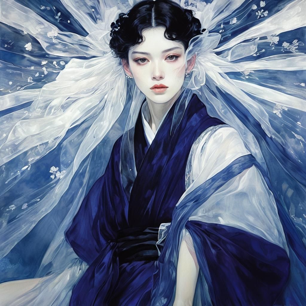 Ethereal Numenorian Beauty in 90s Anime Style