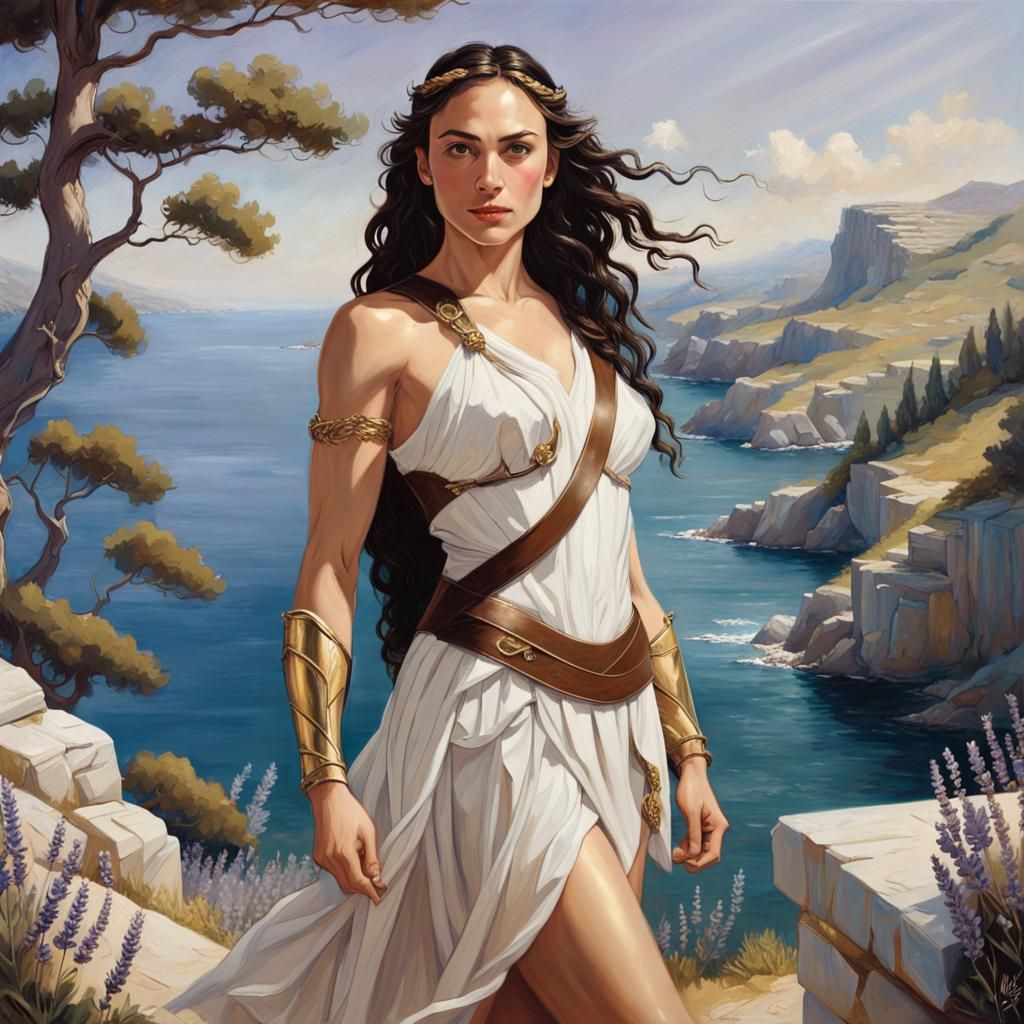 Diana, Amazon Queen of Themyscira - AI Generated Artwork - NightCafe ...