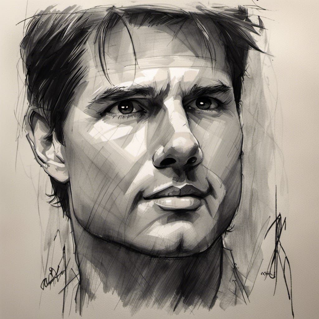 Tom Cruise - AI Generated Artwork - NightCafe Creator