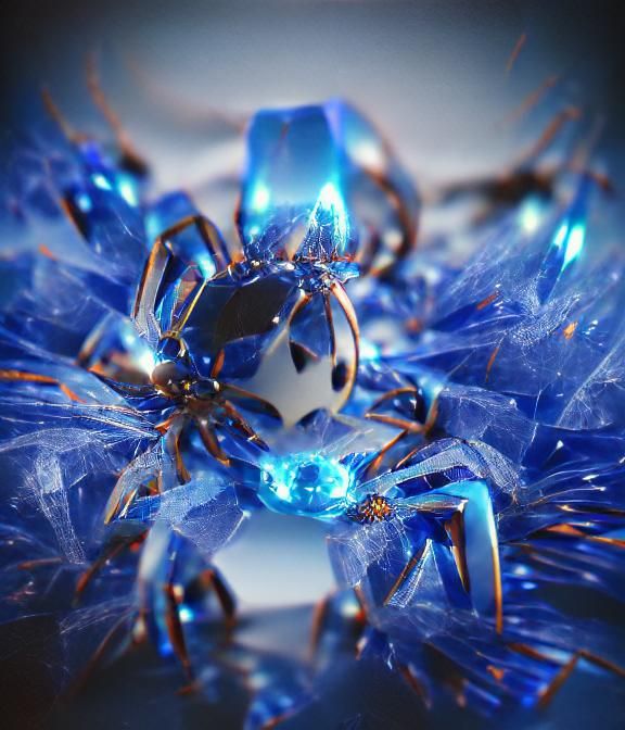 Bubble spider #13 - AI Generated Artwork - NightCafe Creator