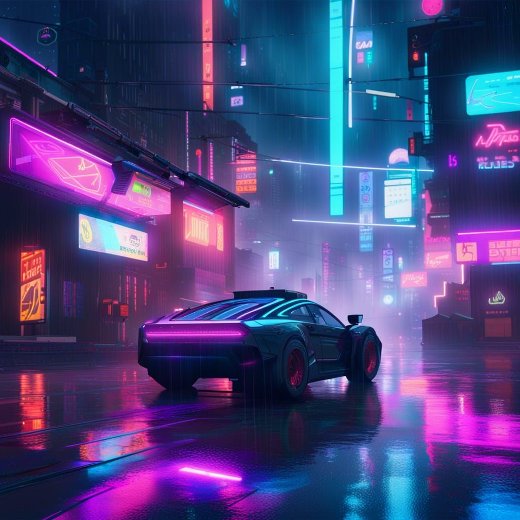 Sick Cyberpunk World - AI Generated Artwork - NightCafe Creator