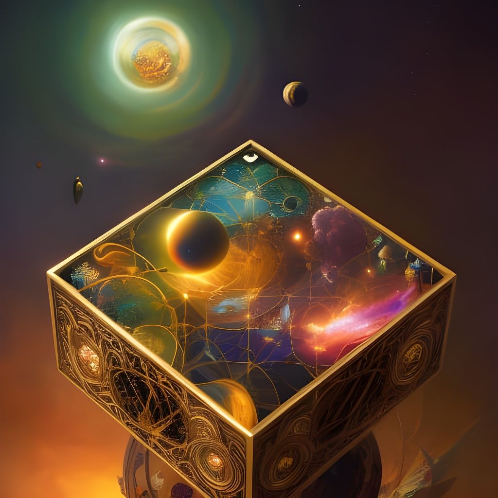 Universe in a box  by @The Shaper