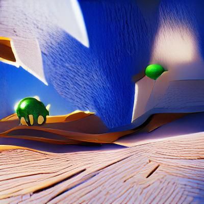 i put sonic the hedgehog running through the green hill zone...