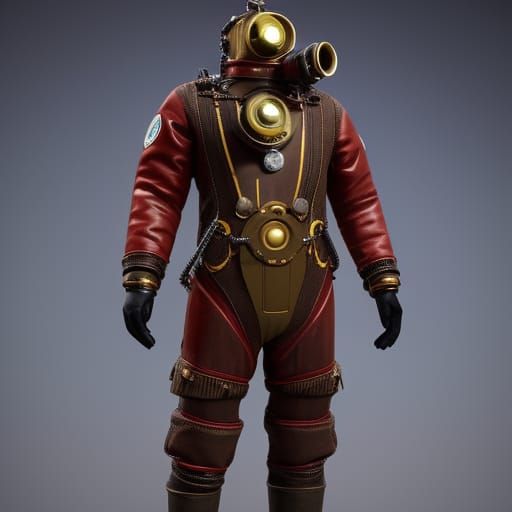 diving suit AI Generated Artwork NightCafe Creator