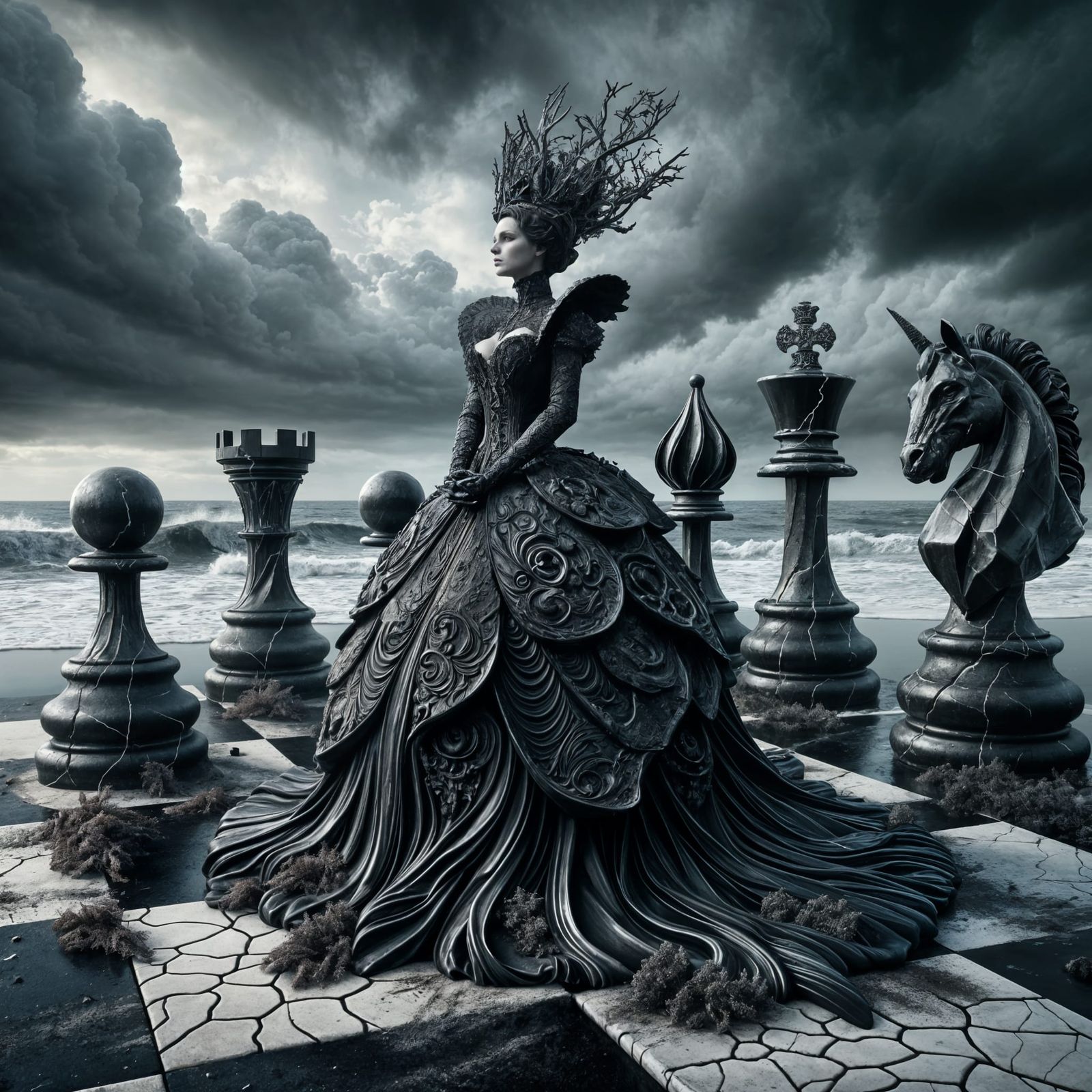 Gothic Gambit   by @Wildflowers77 