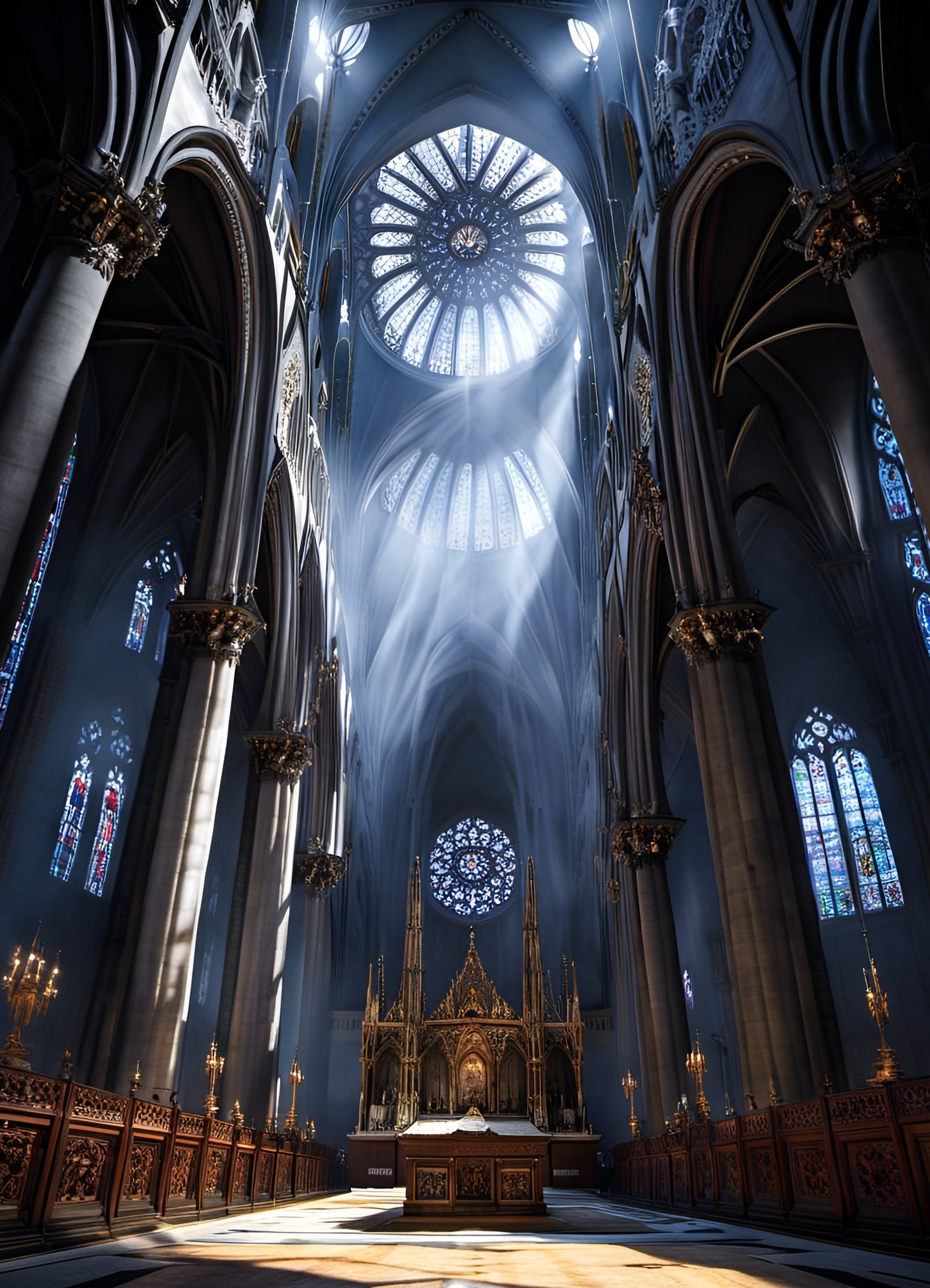 BlackHeart Cathedral Gothic Church  by @Domina Mortis 
