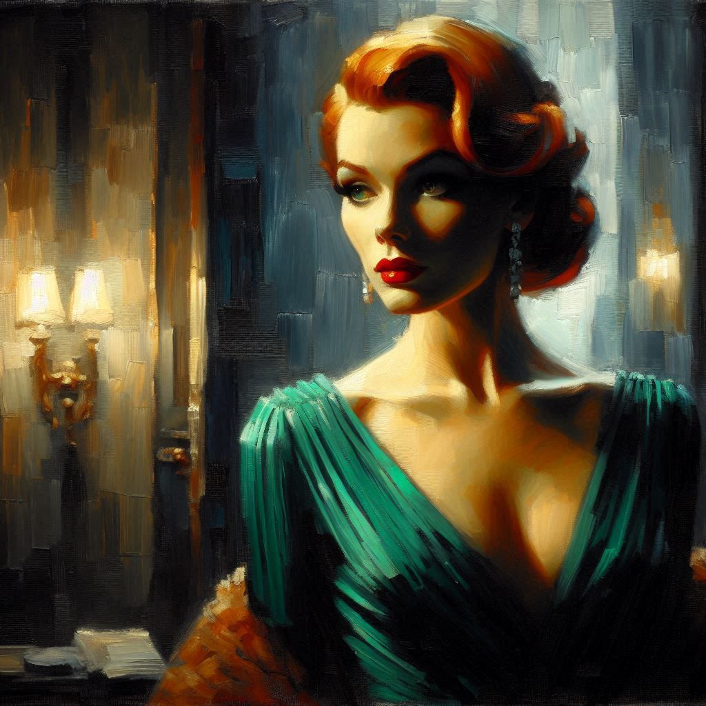 "Redhead" A Tribute to Robert McGinnis