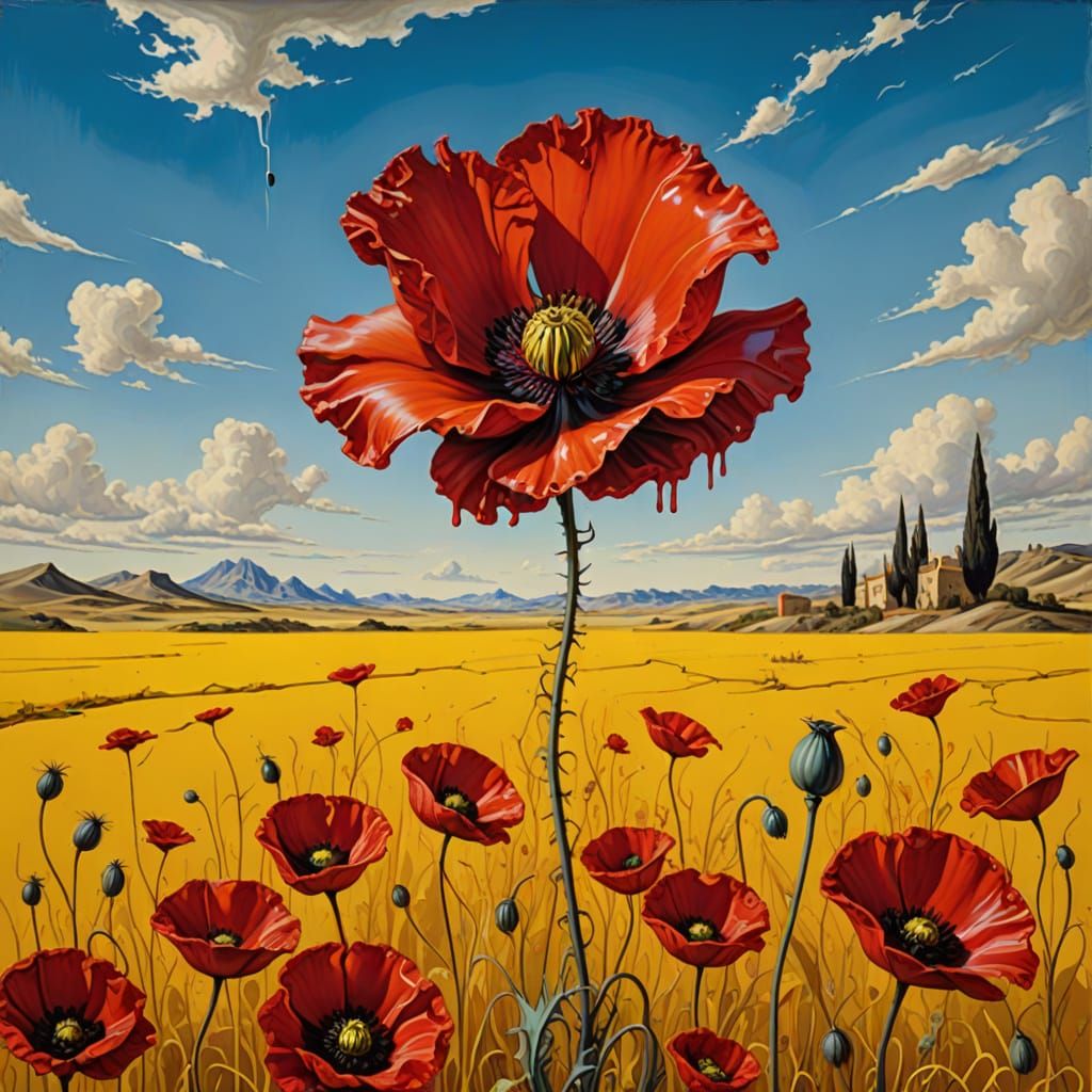 Red papaver   by @JFT97