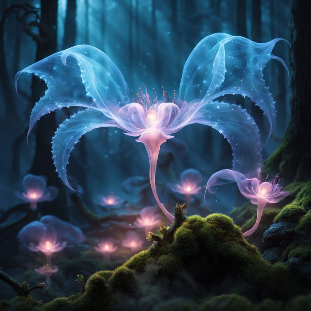 Angel Wing Orchids  by @Shywolf