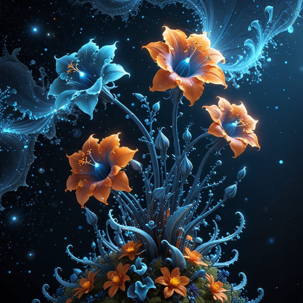 A highly detailed volumetric fractal rendering inspired by derived hyperbolic Fibonacci-like functions: maintain the core simplified geometr...