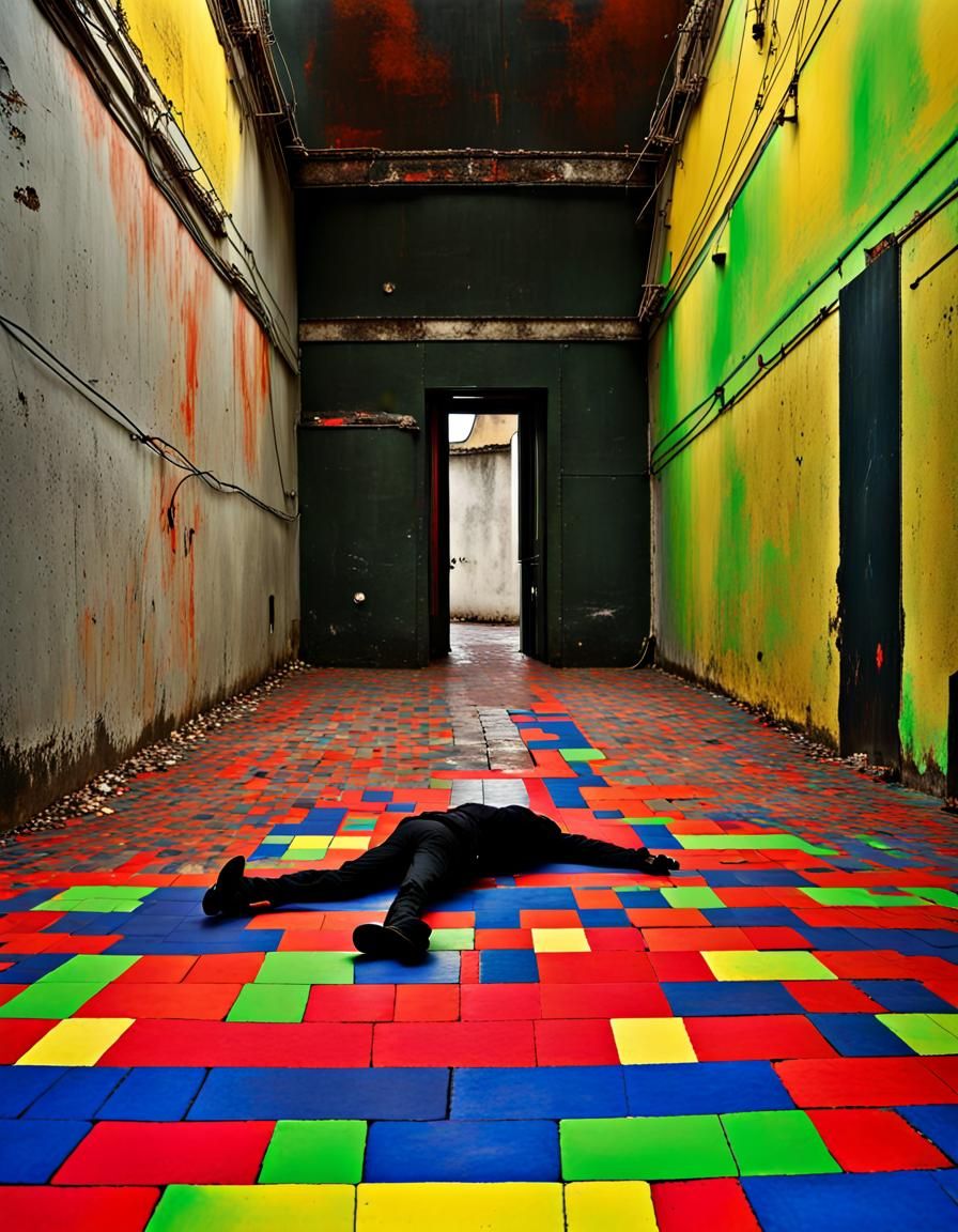 Violent Transformation: A Color Photo Art Print