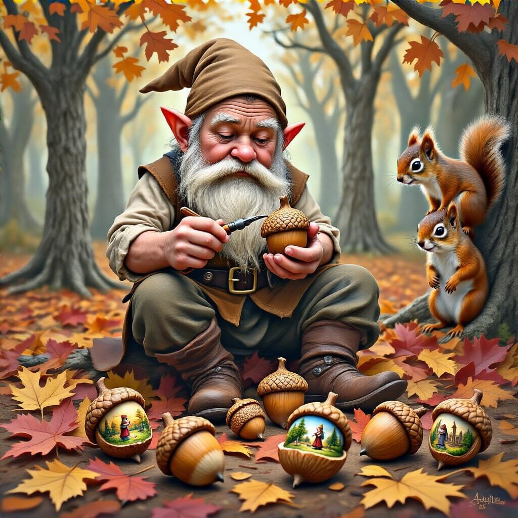 Autumn Acorns - Start Image 1