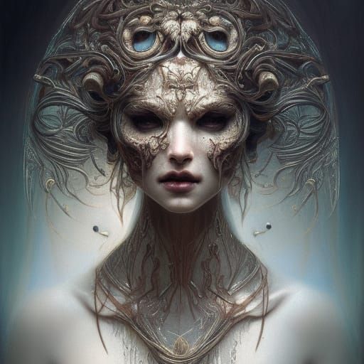 Beautiful portraits of women/females in dark horror fantasy Description ...