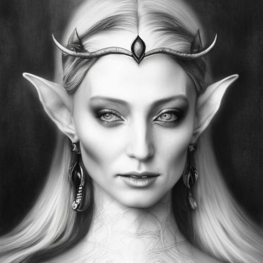 Galadriel - AI Generated Artwork - NightCafe Creator