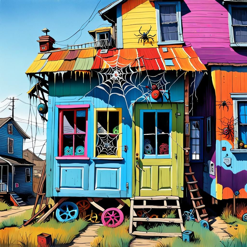 Quirky Charm: Embracing Imperfection in a House of Whimsy an...