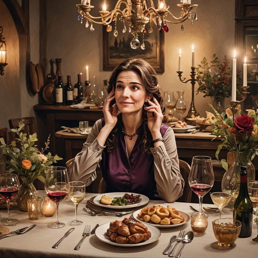 חנהל'ה ביישנית וחייכנית שמה את שתי הידיים על  העיינים, ליד ש...