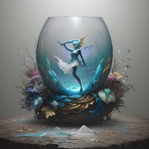 a hyper-realistic Surrealism and Dystopian Fantasy (RAW, sim...