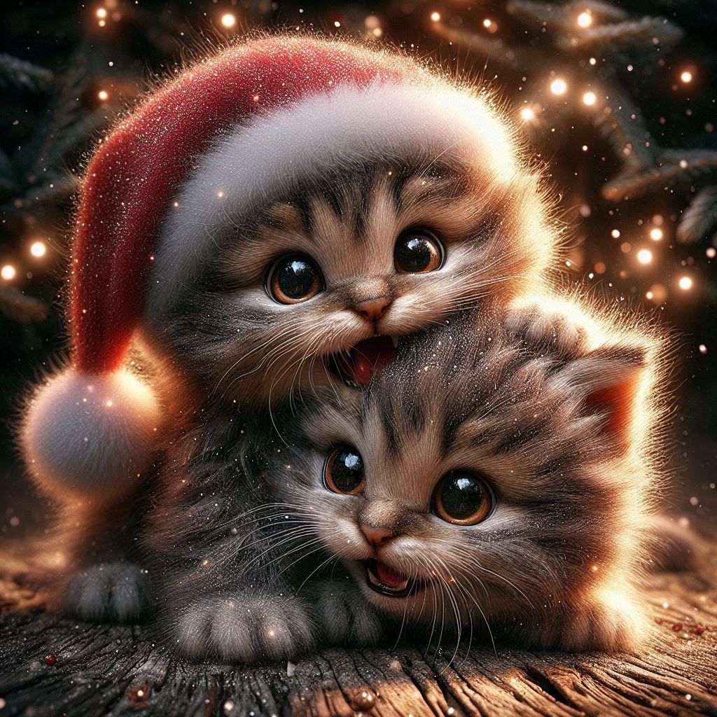 "It's all fun and games till Santa checks the naughty list!"