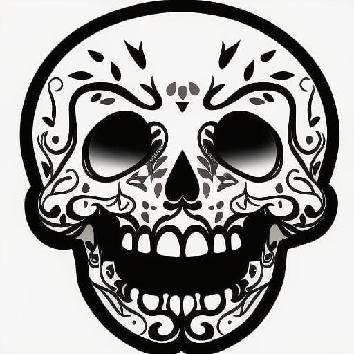 Skull laughing emoji  by @Mattagos